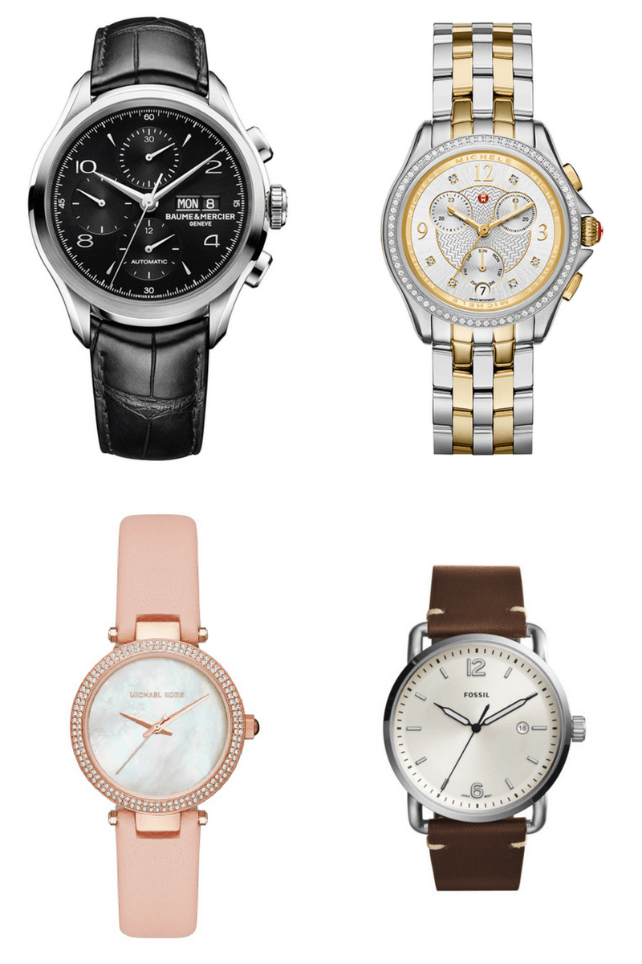 Baume & Mercier, Michele, Michael Kors, and Fossil Watches Available at Rumanoff's Jewelry