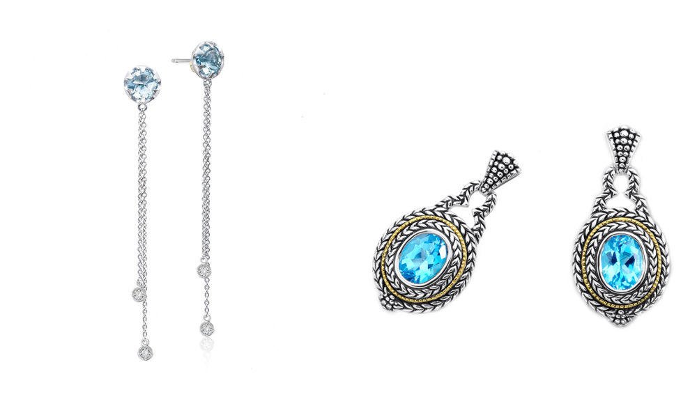 TACORI Ocean & Topaz Earrings