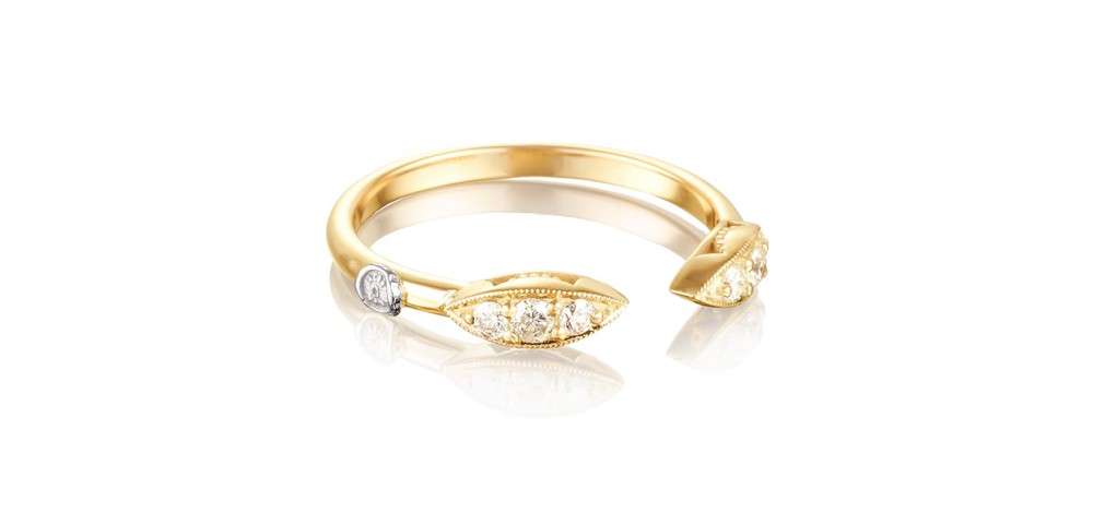 Gold rings at Rumanoff's Jewelry