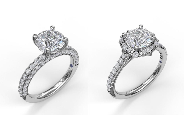 Fana bridal rings