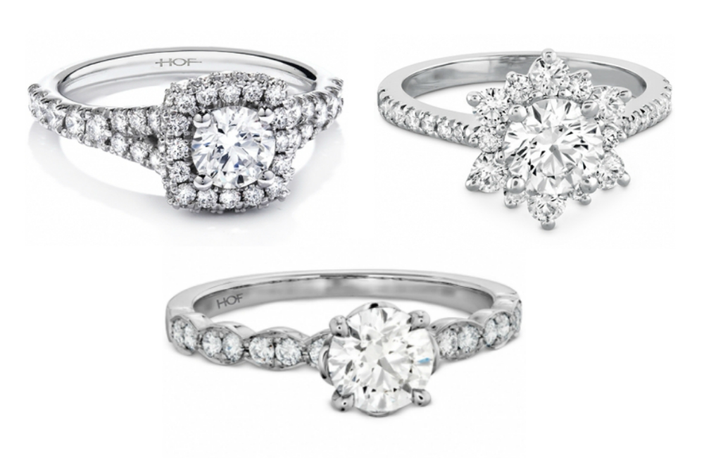 hearts on fire bridal engagement rings
