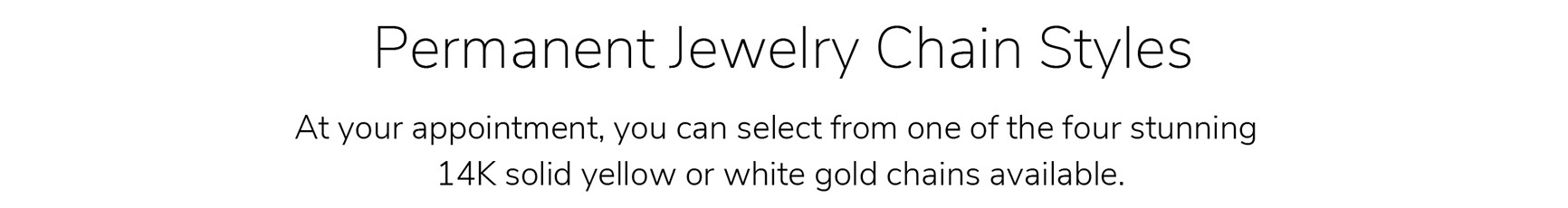 Permanent Jewelry