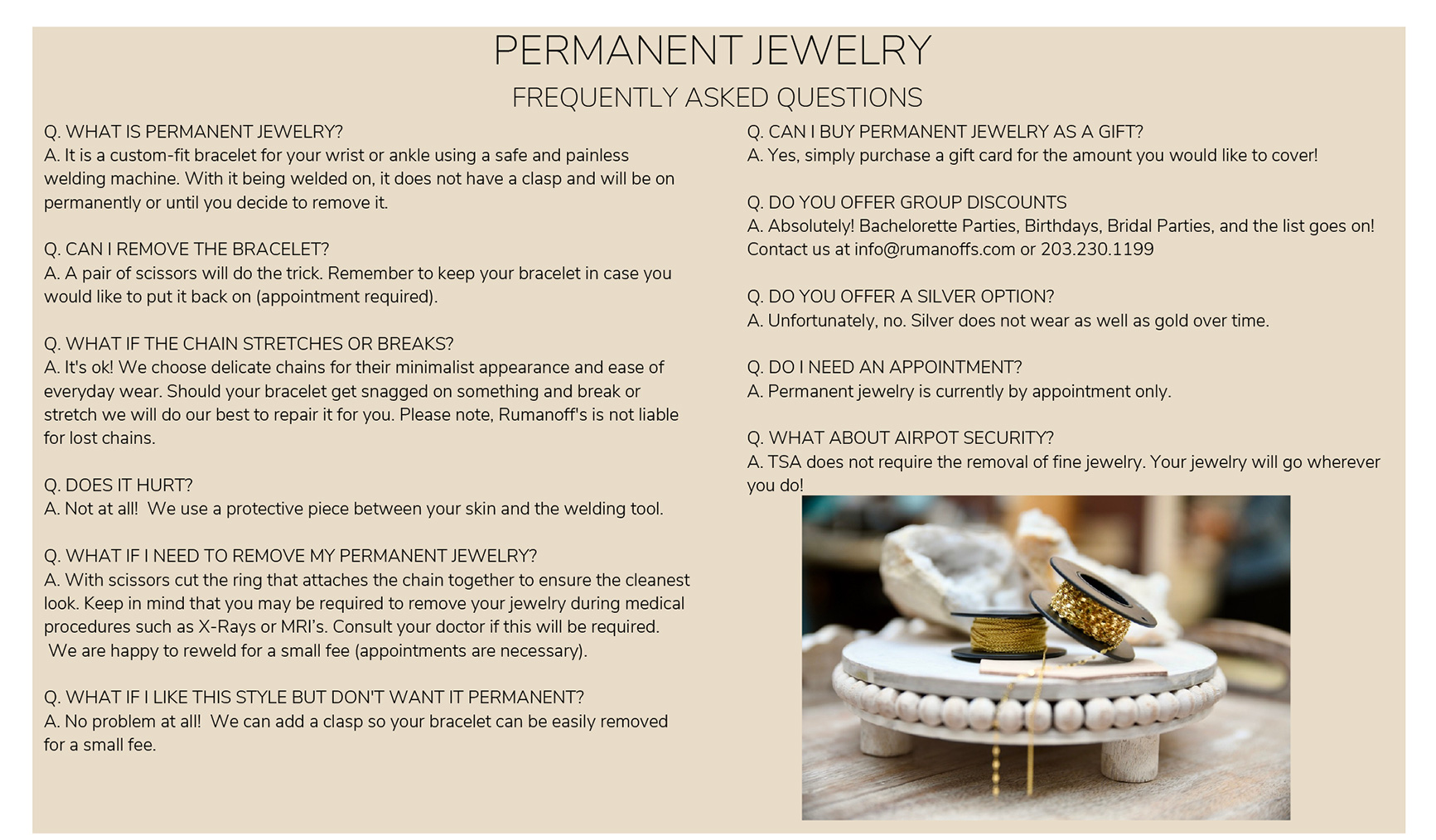 PERMANENT JEWELRY