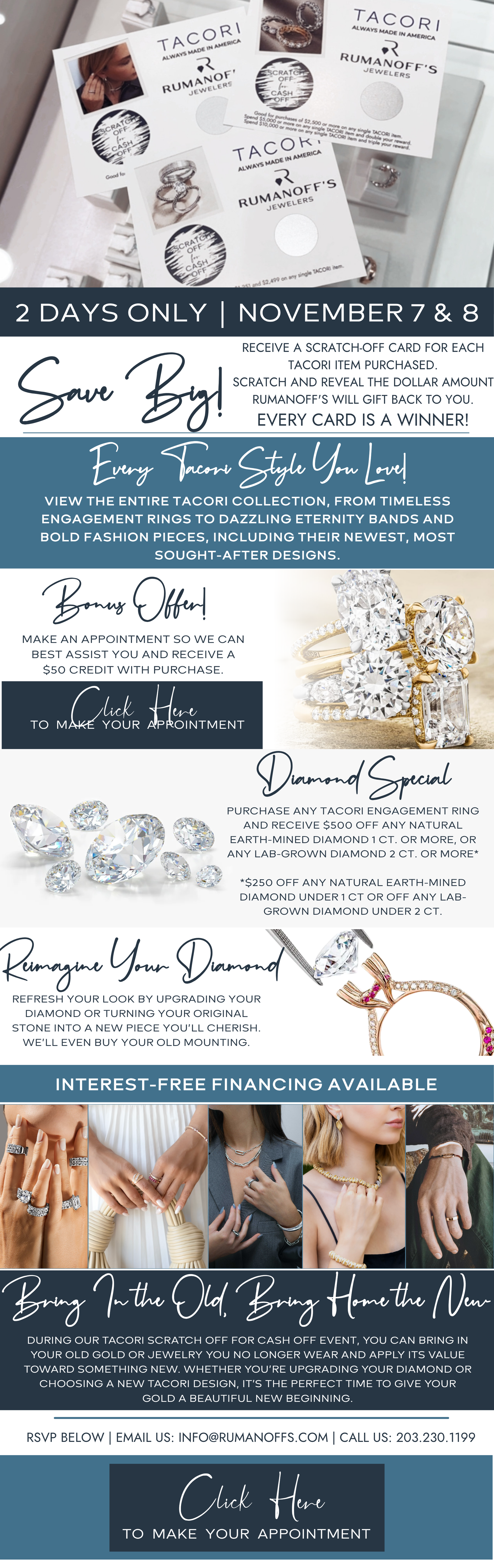 Rumanoff’s Bridal Event Sept 27, 2025 – Hamden CT with Fana sketch artist.